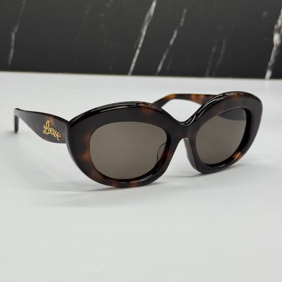 NEW LOEWE LW40153F 52E WOMEN SUNGLASSES HAVANA LOEWE EYEWEAR - Picture 5 of 11